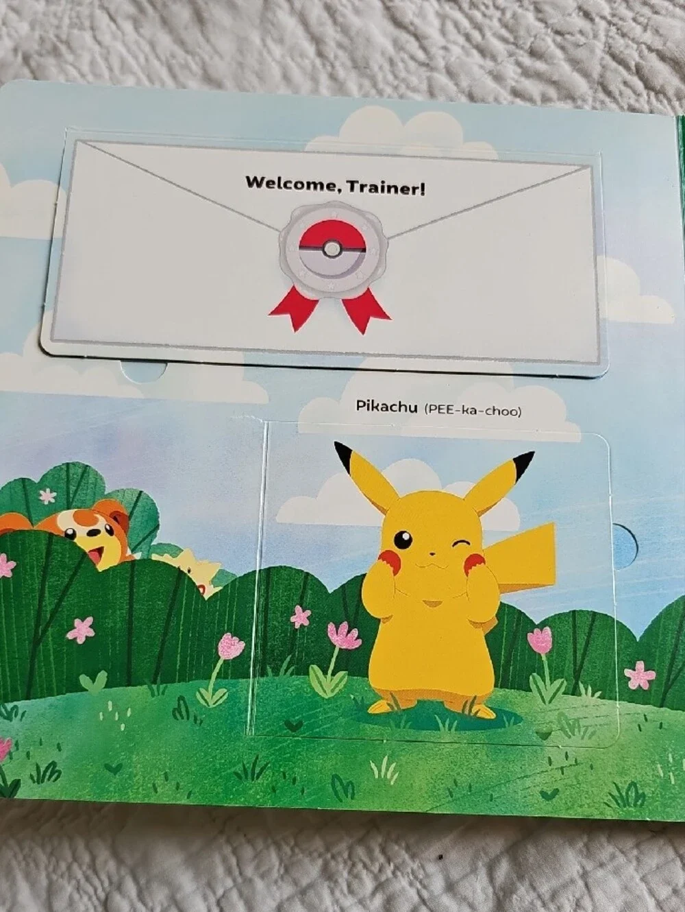 Pokémon ABC Book - Colorful Board Book With Flaps